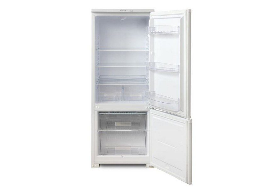 Два отделения холодильника Бирюса 151