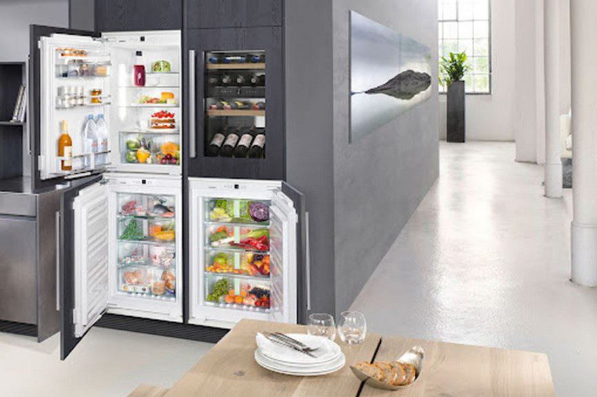 Пример холодильника Liebherr с технологией No Frost