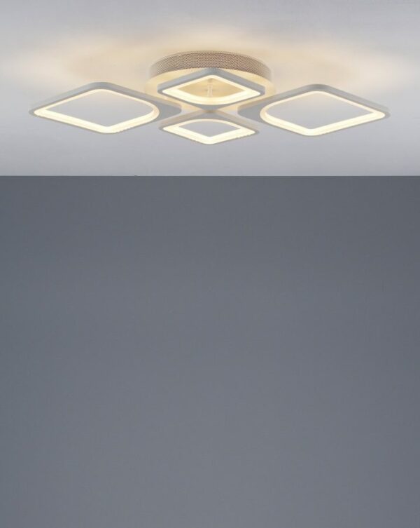 Белая потолочная люстра Moderli V10120-CL Zita без LED-подсветки