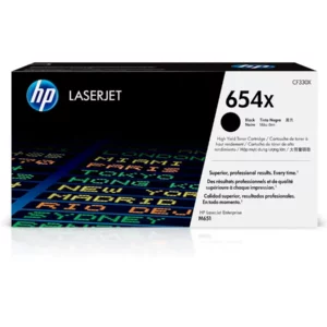 Картридж HP 654X с увеличенной емкостью тонера, совместимый с принтерами HP LaserJet Enterprise M651, в фирменной упаковке