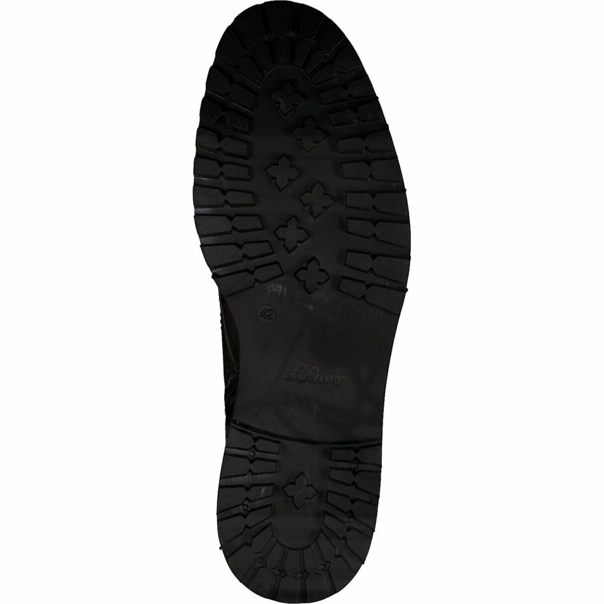 Черная подошва с протектором для сцепления, размер 42