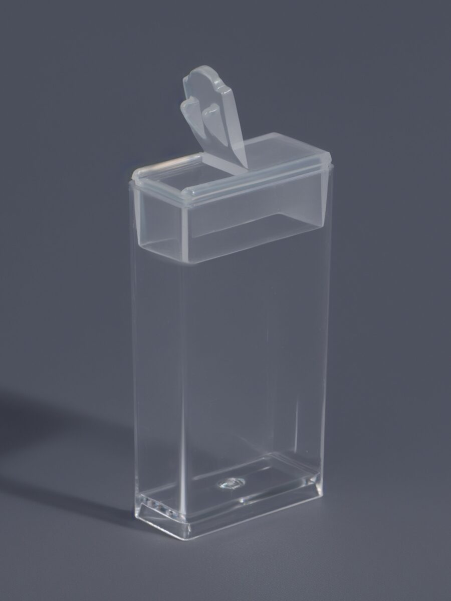 Прозрачный контейнер для хранения мелочей и бусин Прозрачный пластиковый органайзер с крышкой для мелких вещей