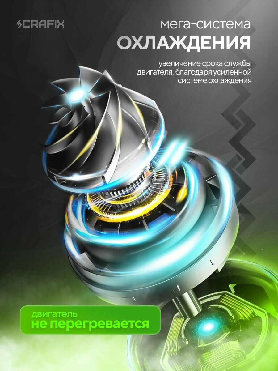 Усиленная система охлаждения двигателя SCRAFIX для продления срока службы двигателя