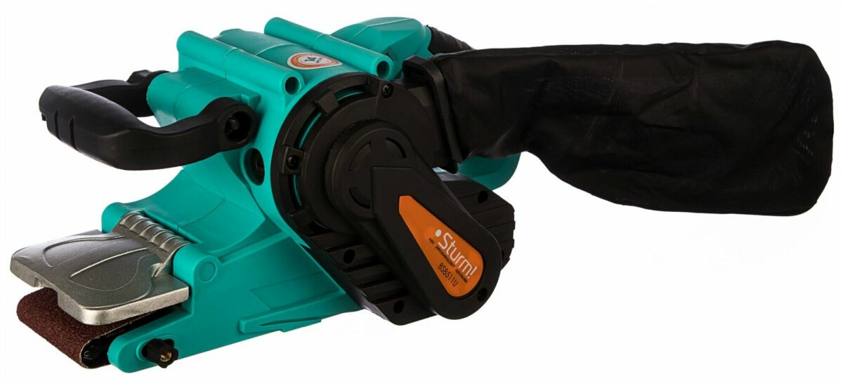 Sturm! BS8511U — высокоэффективная ленточная шлифовальная машина с удобной ручкой и встроенным пылесборником