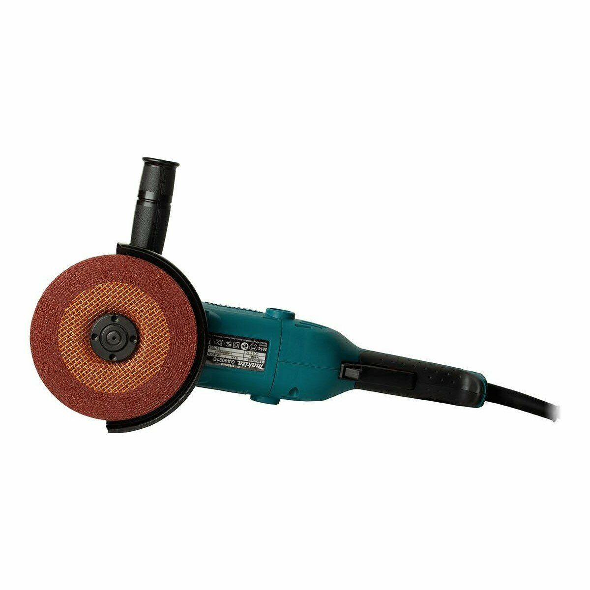 Угловая шлифовальная машина TOTAL с защитным кожухом, алого цвета диском и сертификацией CE