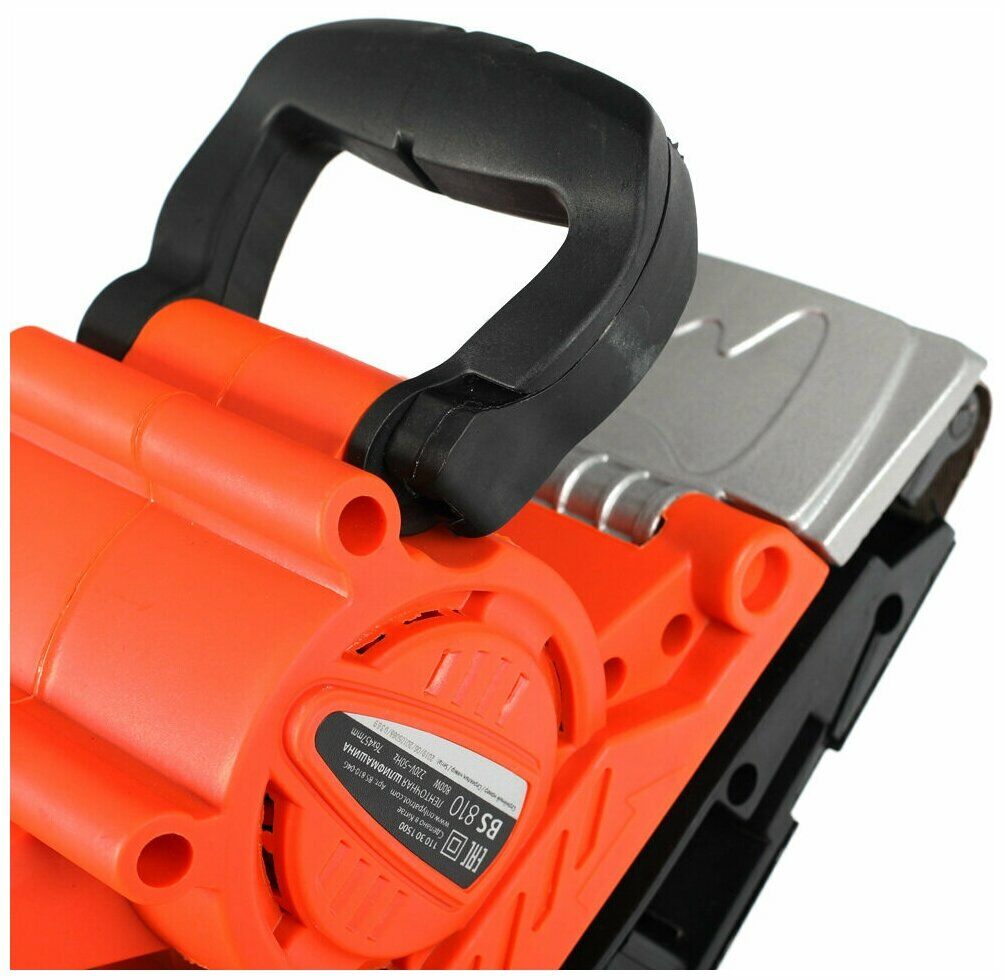 Электрический инструмент BS810 мощностью 810 Вт, с напряжением 220 В, поддерживающий работу на скорости 16000 оборотов в минуту, оранжевый корпус с чёрной ручкой