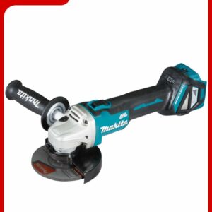 Углошлифовальный станок Makita с бесщеточным двигателем и аккумуляторным блоком