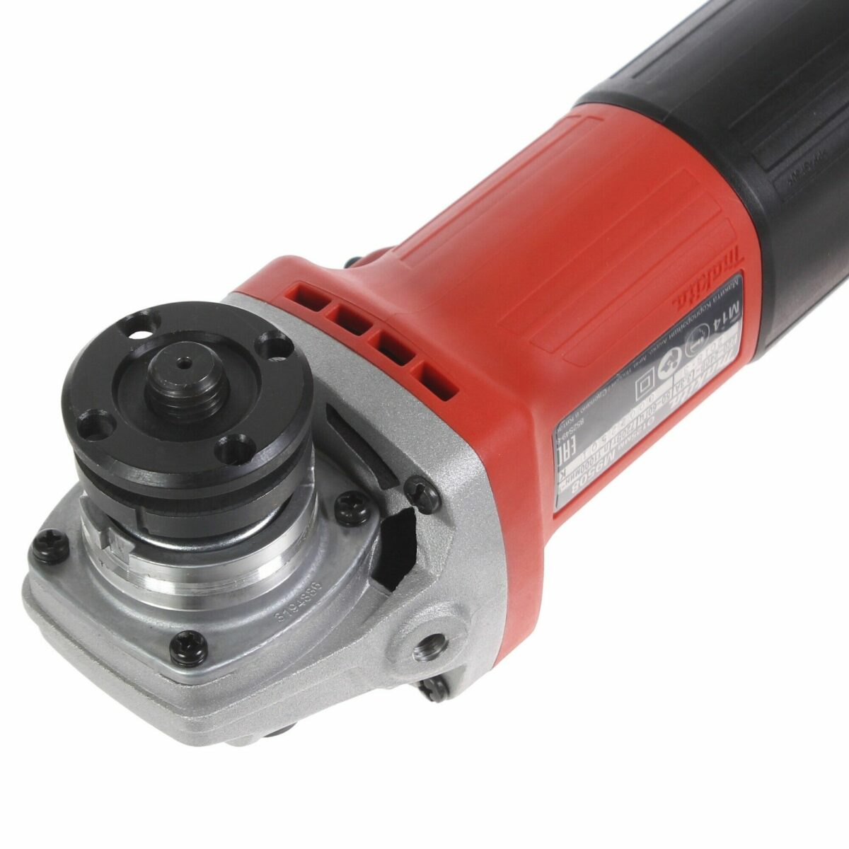 Красная угловая шлифовальная машина МШУ 720 Вт с металлическим редуктором и системой охлаждения