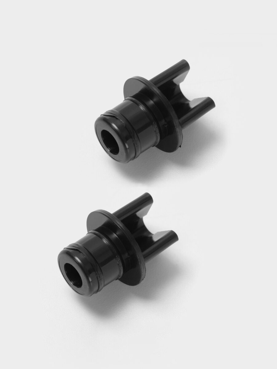 Крепления для установки сушилки для посуды в шкаф 60 см, черные пластиковые Элементы крепления для фиксации сушилки для посуды в шкафу, черные пластиковые детали для установки