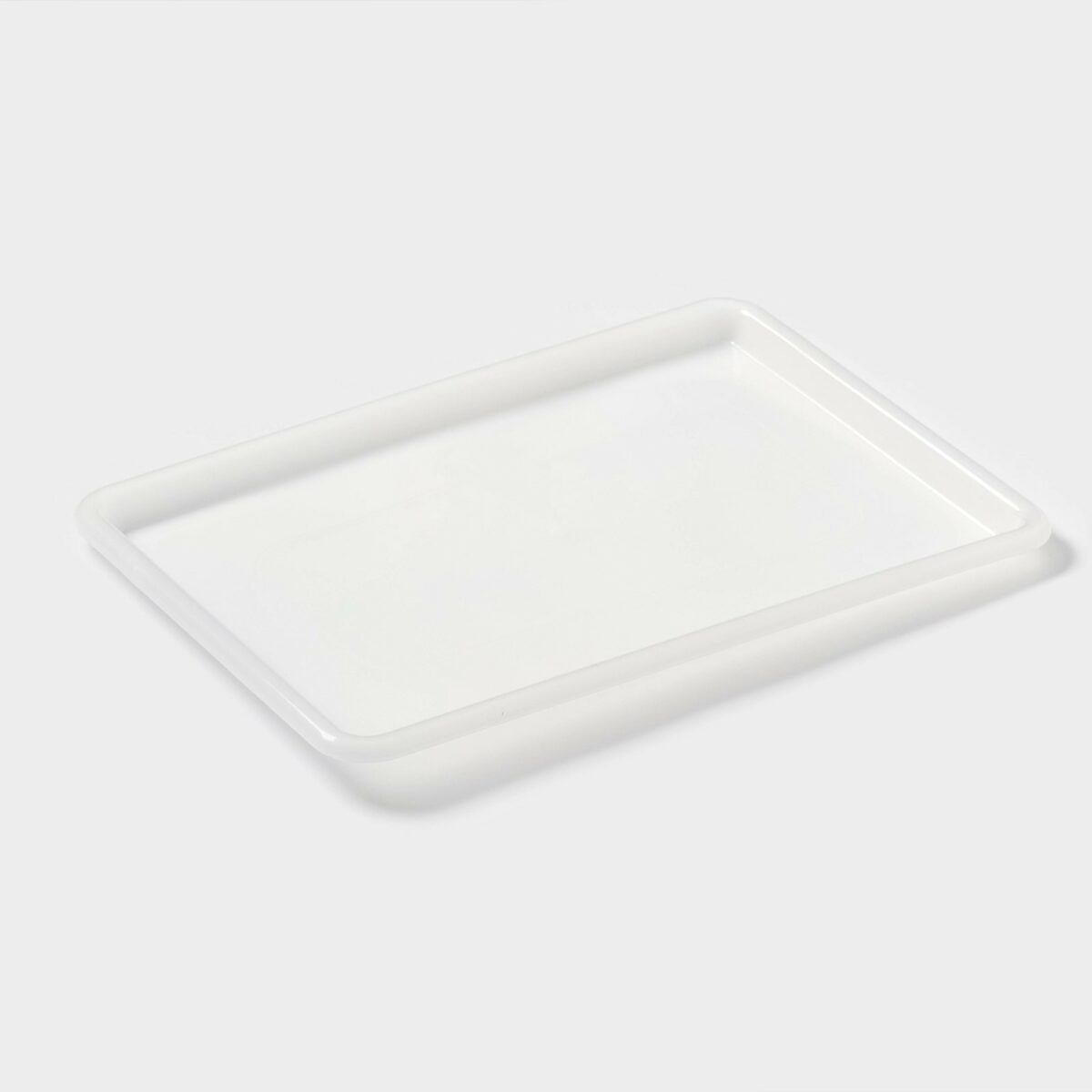 Поддон белого цвета для настольной сушилки для посуды 40х24х38 см Белый поддон с бортиками для настольной сушилки для посуды, служащий для сбора воды