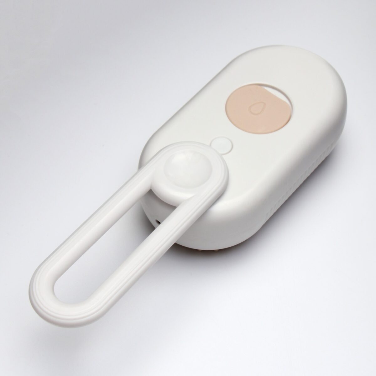 Паровая щетка для ухода за шерстью животных с USB-зарядкой и выдвижной ручкой, белая Белая паровая щетка с USB-зарядкой для ухода за длинной шерстью кошек и собак, с выдвижной ручкой