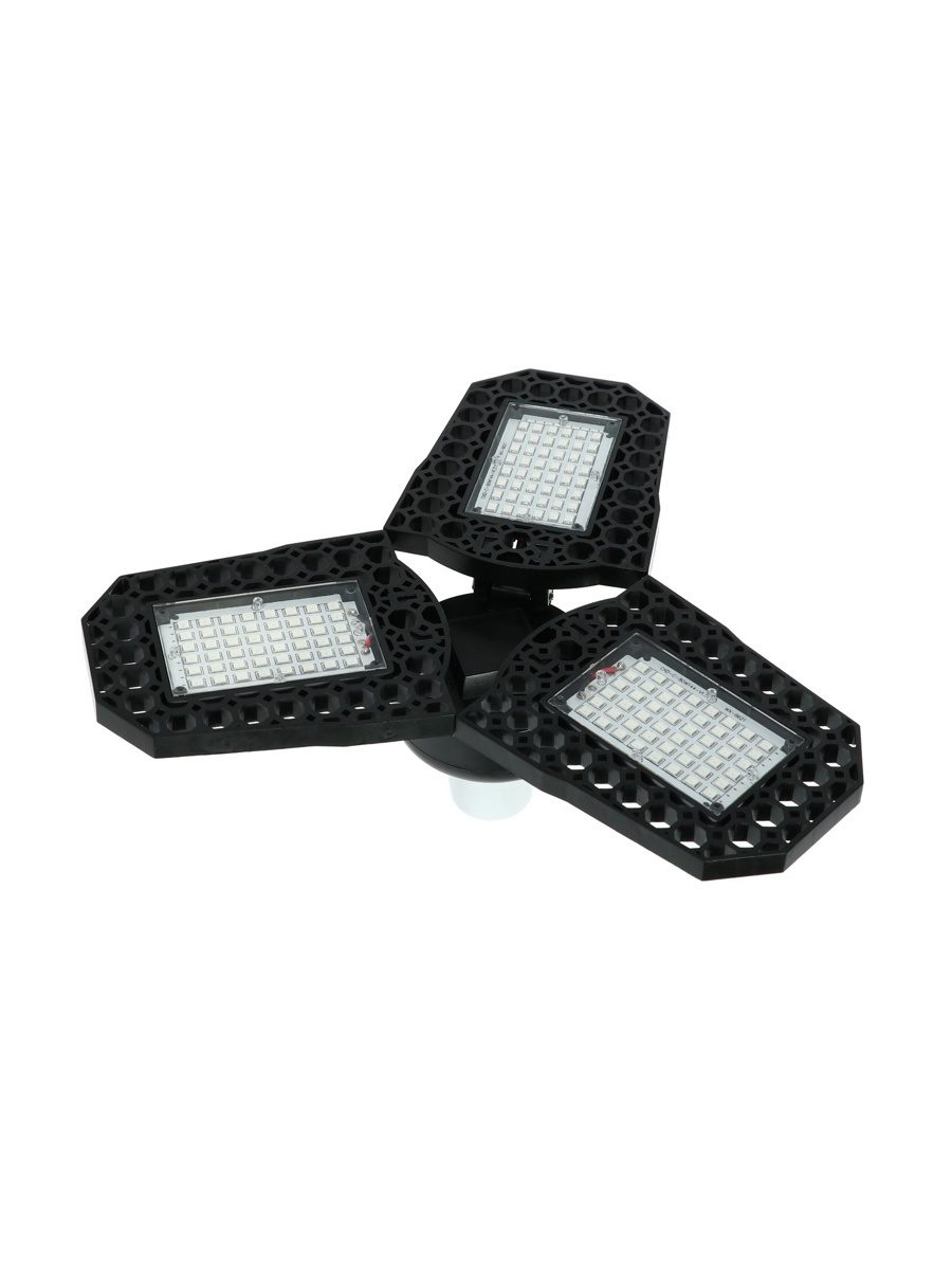 Светодиодная лампа для рассады с регулируемыми складными панелями, мощностью 22 Вт и углом засвета 360°