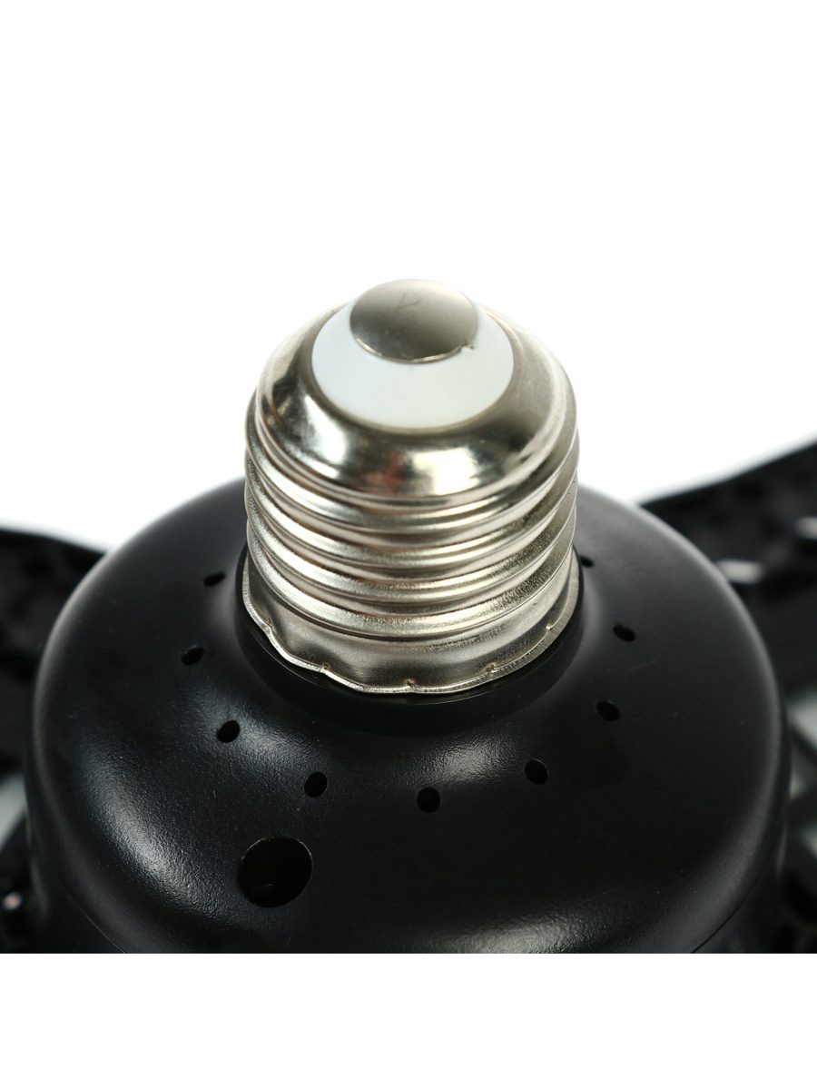 Цоколь E27 фитолампы с металлической резьбой и корпусом с вентиляционными отверстиями для эффективного освещения растений