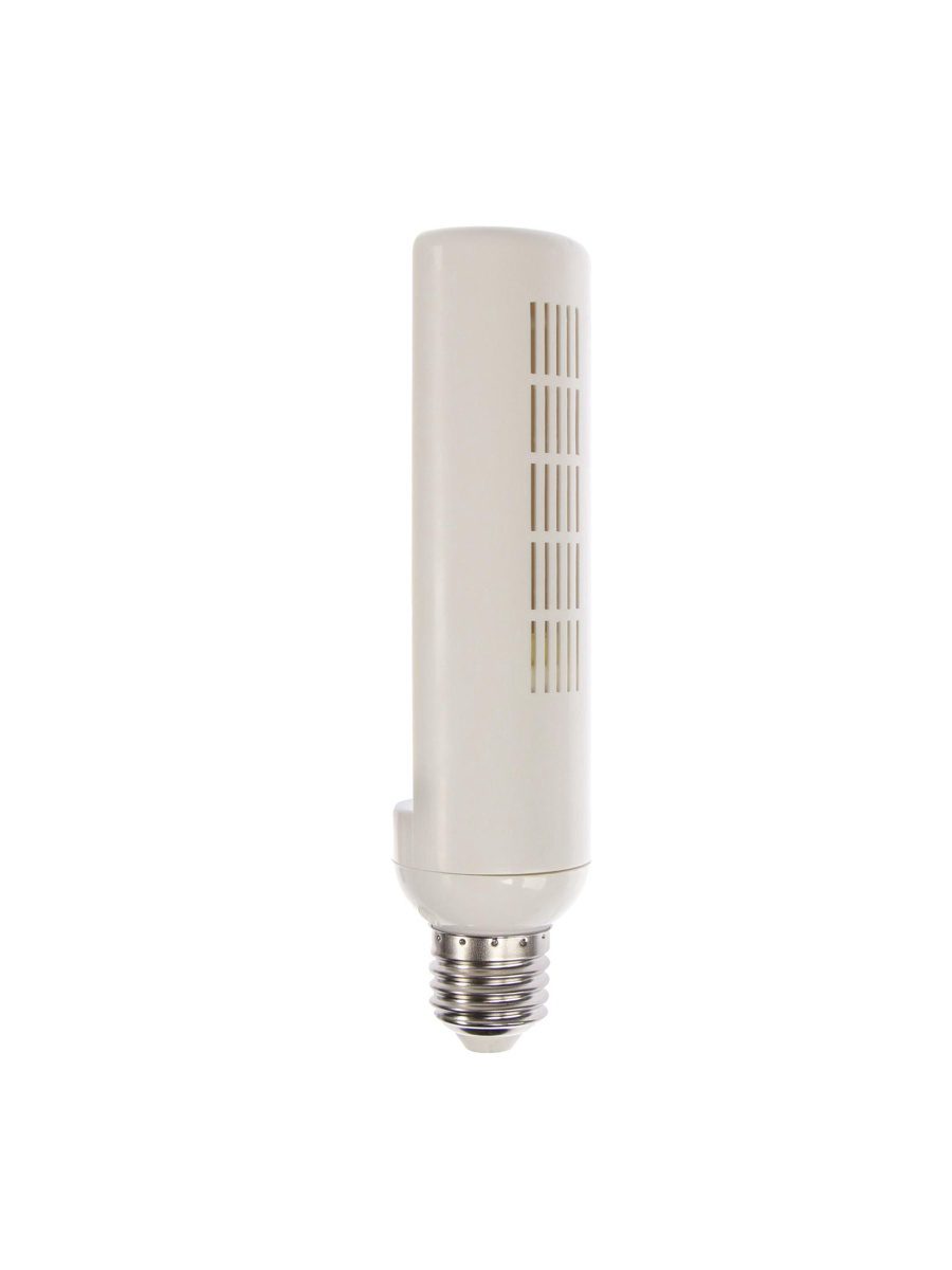 Биколорная светодиодная фитолампа 8 Вт E27 с углом свечения 270° и вентиляционными отверстиями для искусственного освещения растений