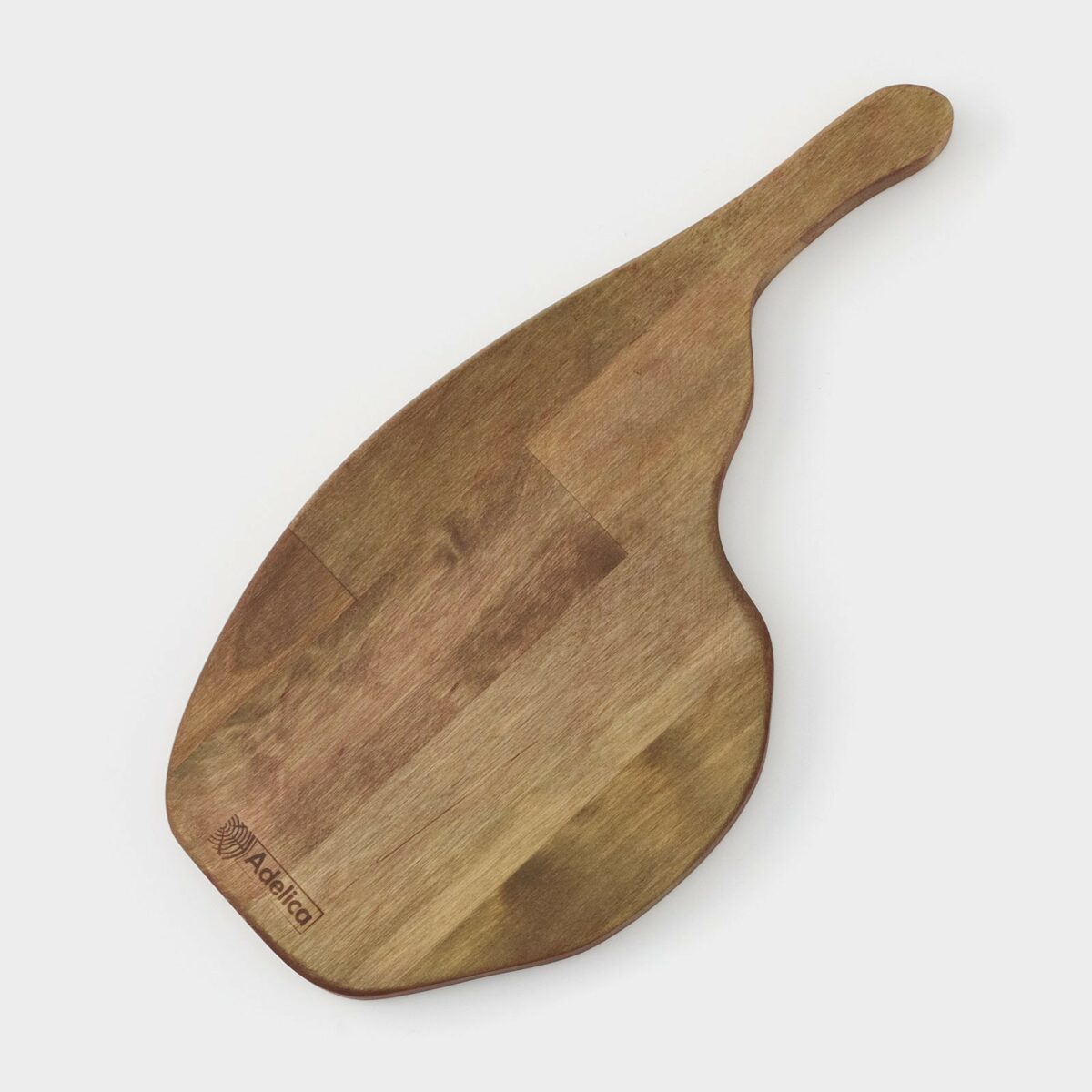 Деревянная доска для подачи и сервировки из березы с ручкой 30×15×1.8 см Доска для подачи из березы с натуральной текстурой, удобная ручка и размеры 30×15×1.8 см