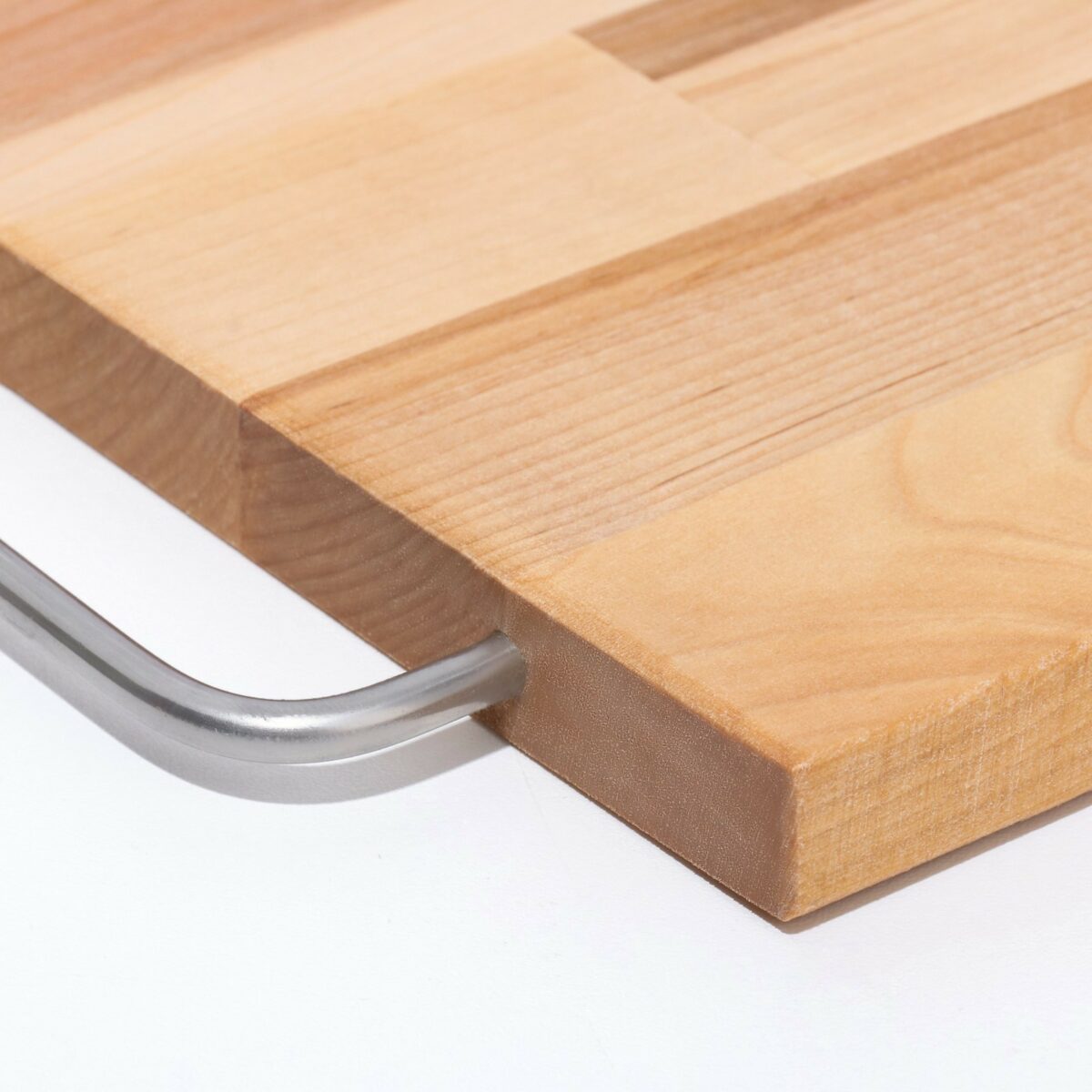 Набор деревянных кухонных разделочных досок с подставкой, 3 штуки, прямоугольной формы с металлической ручкой Кухонная разделочная доска из дерева с металлической ручкой, набор из 3 прямоугольных досок разных размеров