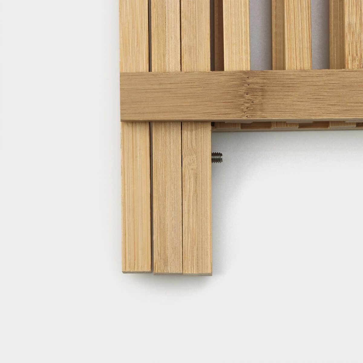 Деревянная сушилка для посуды 43×38 см с 2 ярусами из бамбука Компактная сушилка для посуды из бамбука, 2 яруса, размер 43×38 см, экологичная и функциональная