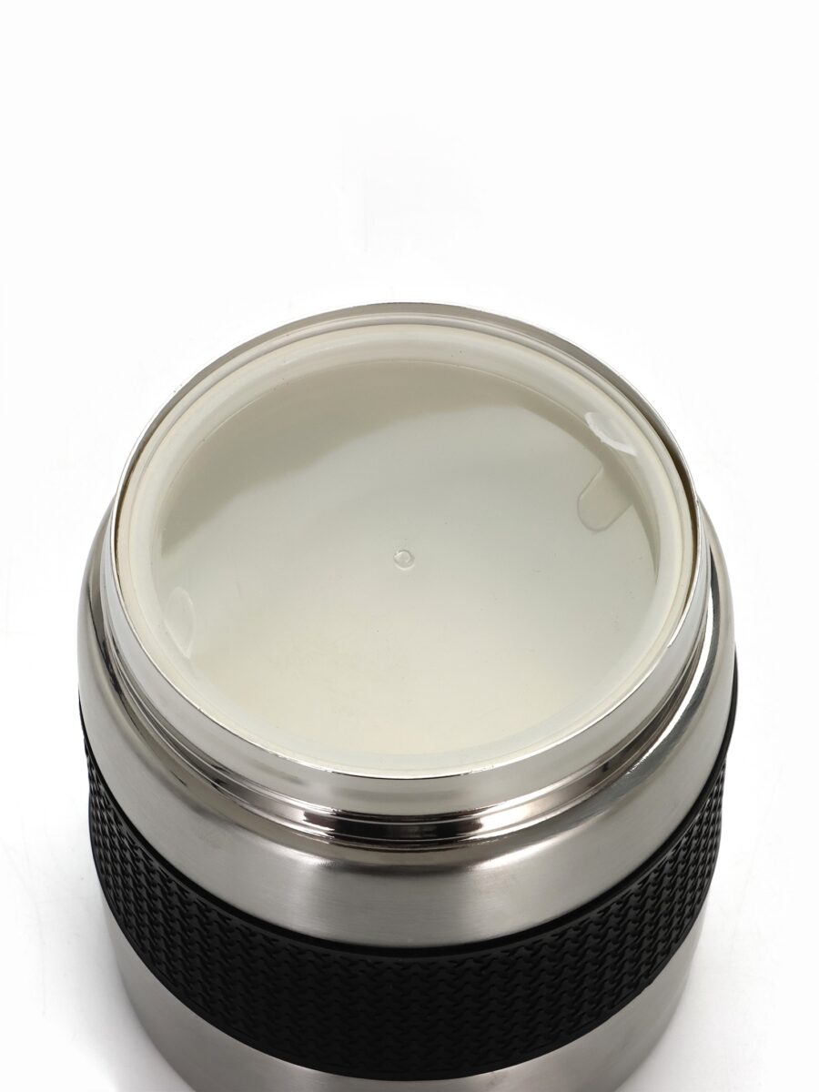 Термос для еды с широким горлом 1 л из нержавеющей стали Широкий термос для еды объемом 1 литр с корпусом из нержавеющей стали и герметичной крышкой