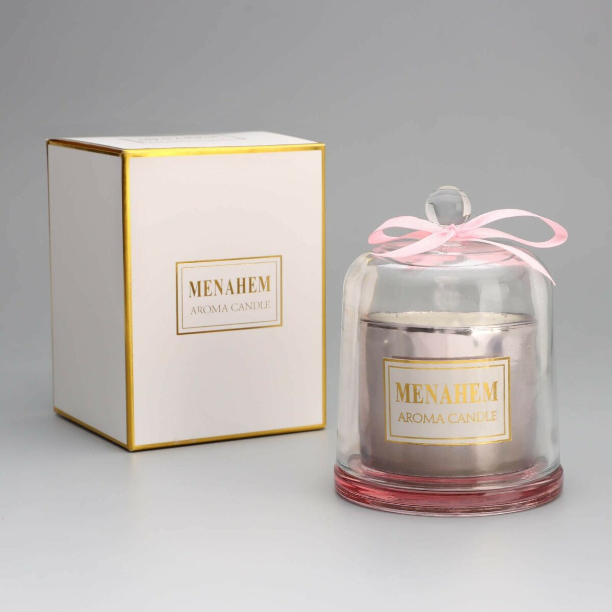 Ароматическая свеча с деревянным фитилем в металлическом стакане, цитрус и травы, для подарка и интерьера Натуральная ароматическая свеча цитрус и травы, с деревянным фитилем, в металлическом стакане под стеклянным колпаком